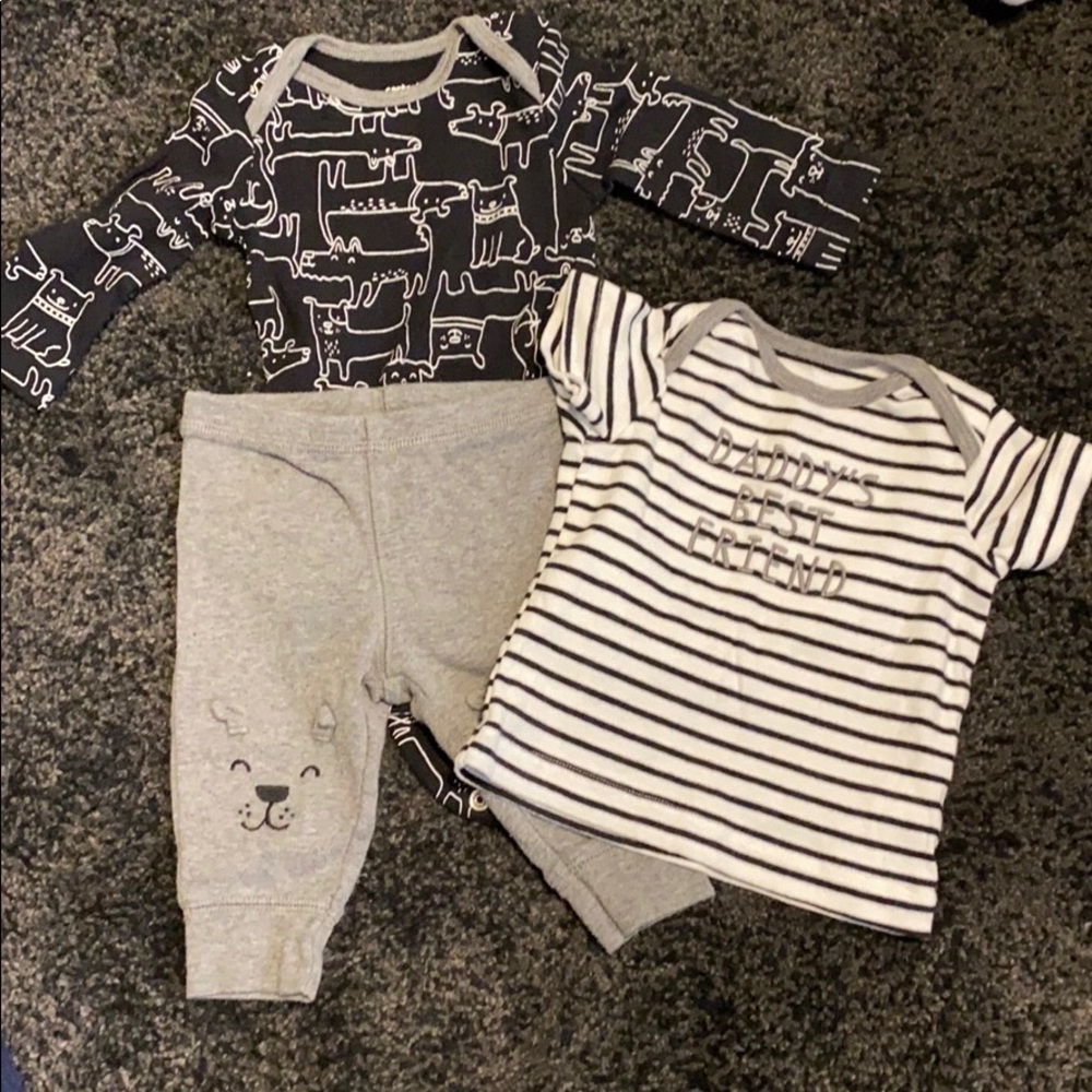 Carters 3 piece outfit 3 m